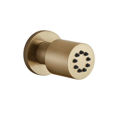 Wall-mounted shower head - AREA PRO - GESSI SPA - built-in / round / commercial