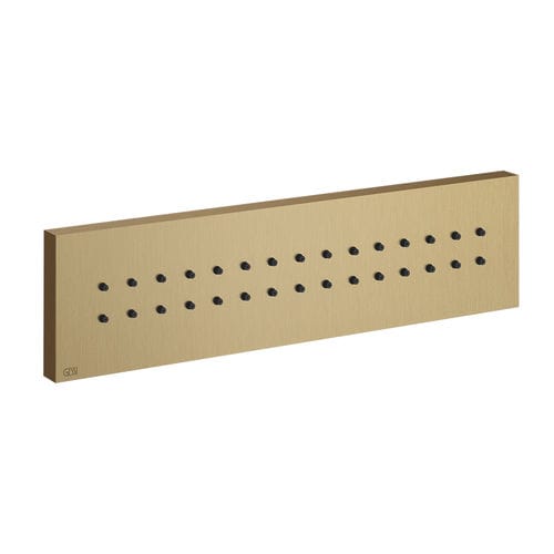 Recessed shower head - AREA PRO - GESSI SPA - rectangular / with fixed shower head / for sanitary facilities