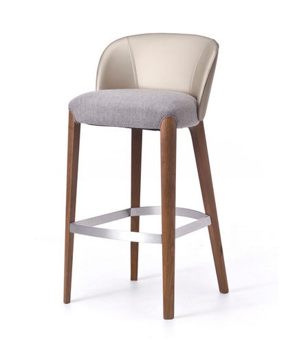 Contemporary bar chair - BELLEVUE - Very Wood - indoor / wooden / upholstered