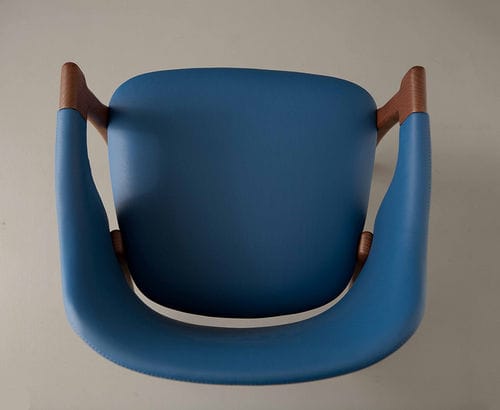 Contemporary chair - LODEN - Very Wood - ash / fabric / leather