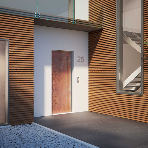 Acoustic door - Meccanya Sound - Di.Bi. Porte Blindate - entry / galvanised steel / swing