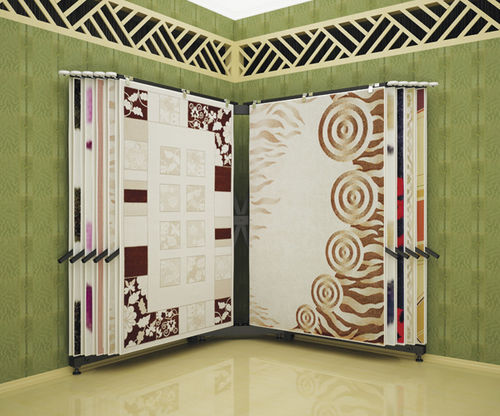 Metal carpet display rack - BOOK - AKDENIZ Display Systems - panel / for shop