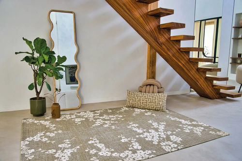 Contemporary rug - WET GARDEN - Louis De Poortere - floral pattern / polyester / PES