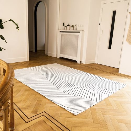 Contemporary rug - SAN ANDREAS - Louis De Poortere - geometric pattern / polyester / recycled PET