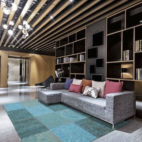 Contemporary rug - AZUR 8015 - Louis De Poortere - arabesque / patchwork / plastic
