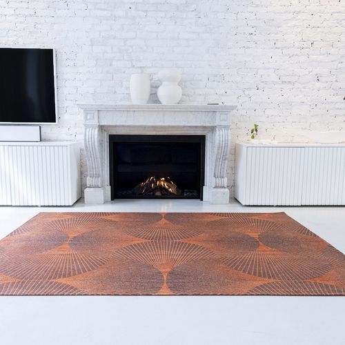 Contemporary rug - YUZEN  - Louis De Poortere - geometric / recycled plastic / PES