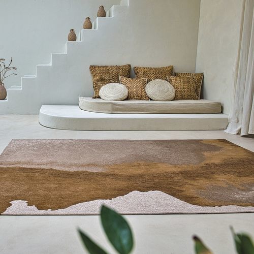 Contemporary rug - Chestnut 9326 - Louis De Poortere - nature pattern / abstract motif / polyester