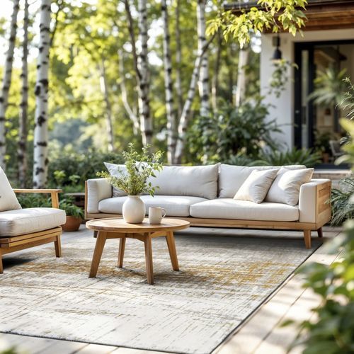Contemporary rug - COLUMBUS - Louis De Poortere - abstract motif / polyester / recycled PET
