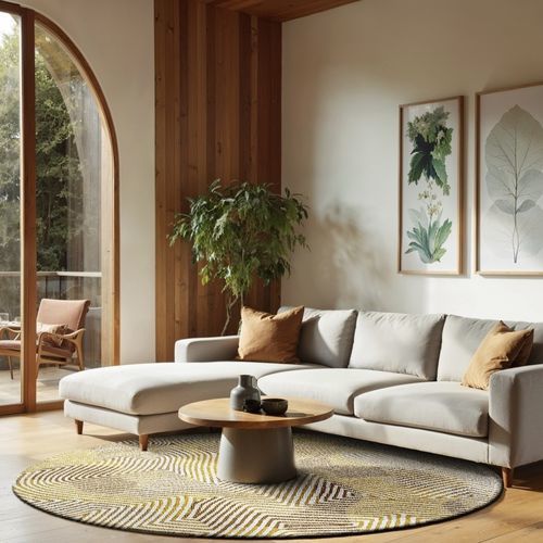 Contemporary rug - HIPPY 9799 - Louis De Poortere - geometric / recycled plastic / polyester