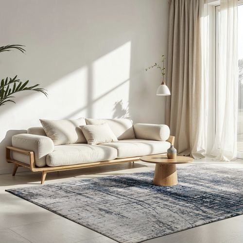 Contemporary rug - Bronx Azurite 8421 - Louis De Poortere - patterned / plastic / PES
