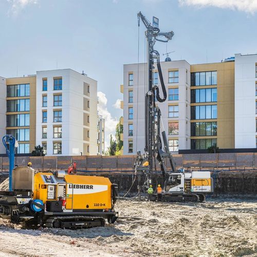 Diesel engine drilling rig - LRB 19 - Liebherr  - electric / mechanical / rotary