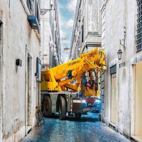 Folding crane - LTC 1050-3.1 - Liebherr  - compact / telescopic / lattice