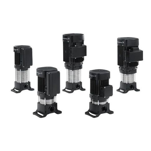 Water pump - CLOSE-COUPLED VERTICAL MULTISTAGE - Grundfos - cast iron / stainless steel / centrifugal