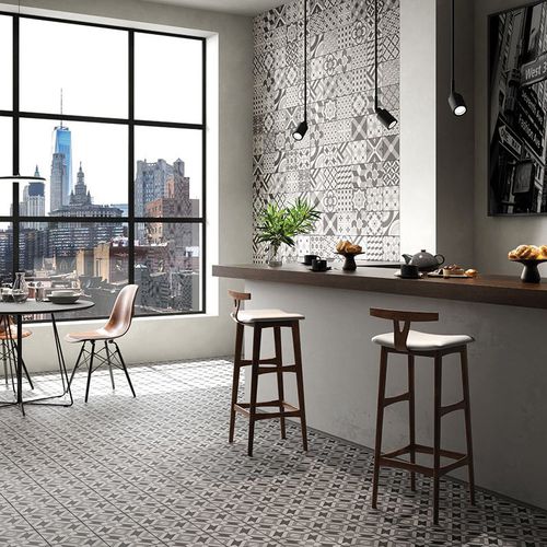 Porcelain stoneware tile - AZULEJOS - Polis - matte / indoor / bathroom