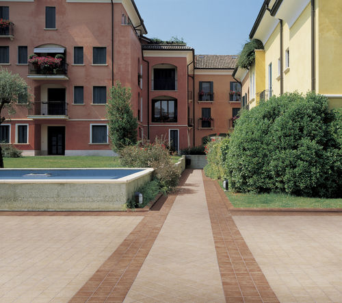 Porcelain stoneware tile - EMILIA - Ragno - enameled / outdoor / floor