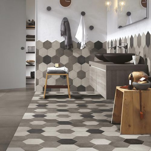 Porcelain stoneware tile - REWIND - Ragno - enameled / indoor / wall