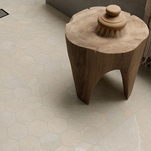 Porcelain stoneware tile - ARK. - Ermes Aurelia - high-gloss / indoor / outdoor