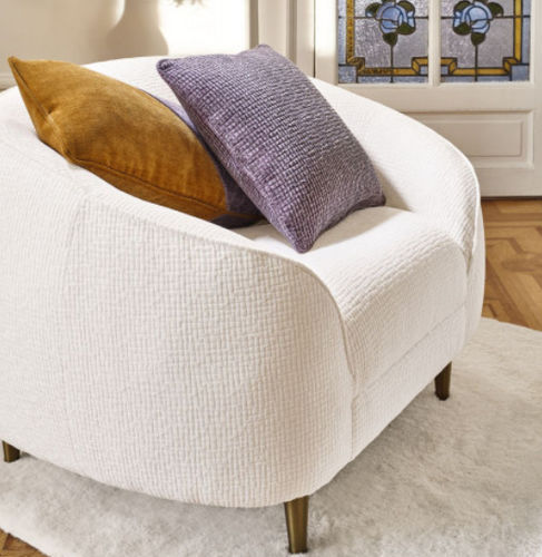 Upholstery fabric - LA SEINE  - Camengo  - for curtain / plain / PES