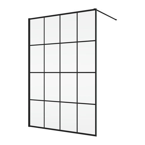 Fixed shower screen - EASY 2.0 D40 A75 - Ronal - rectangular / corner / tempered glass