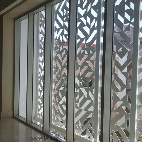 Composite solar shading - CELLON - BREATHLESS RESORT PUNTA CANA DOMINICAN REPUBLIC - Bruag Design Factory AG - HPL / for facade / window