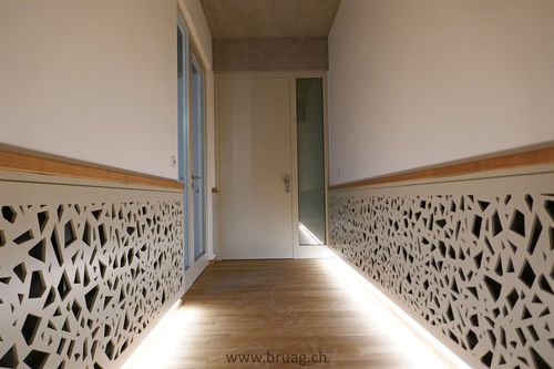 Cover decorative panel - PRIVATE HOME - Bruag Design Factory AG - for interior / for railing / wood