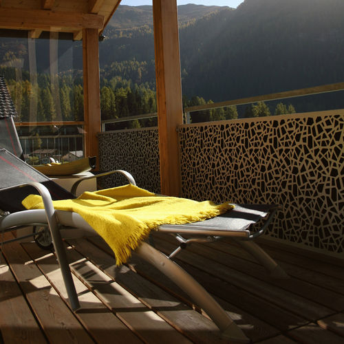 Balcony acoustic panel - TAILOR-MADE ELEMENTS - Bruag Design Factory AG - in wood fiber / rectangular / perforated