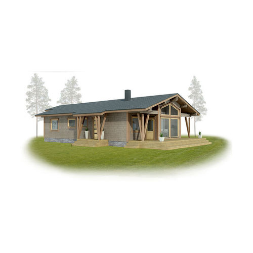 Prefab house - SENSUS : LEO 123 - KONTIO - eco-friendly / contemporary / single-story
