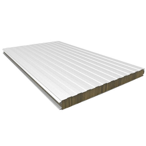 Facade sandwich panel - Fireproof  - Panel Sándwich Group - 2 galvanized steel faces / rock wool core / fire-resistant