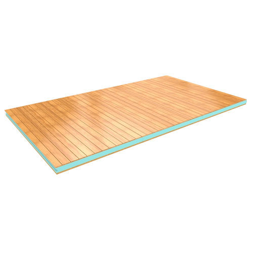 Ceiling sandwich panel - Panel Sándwich Group - for roof / wood facing / insulating core