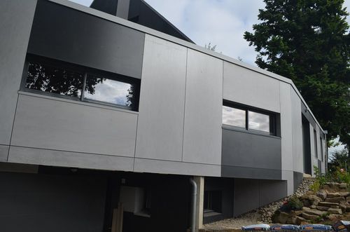 Panel cladding - COPANEL CARBONE & SOURIS - Copanel - fiber cement / smooth