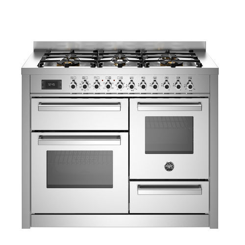 Gas range cooker - PRO116L3EXT - Bertazzoni - electric / commercial / 6 burner