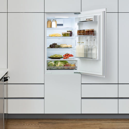 Refrigerator-freezer with drawer - REF603BBNPVC-S/20 - Bertazzoni - commercial / built-in / bottom freezer