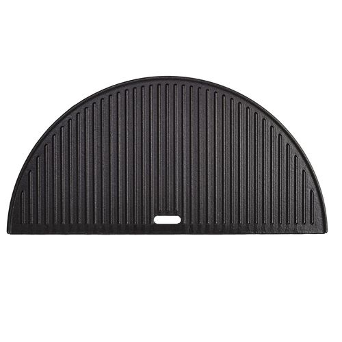 Charcoal griddle - HALF MOON CAST IRON REVERSIBLE - Kamado Joe - outdoor / portable