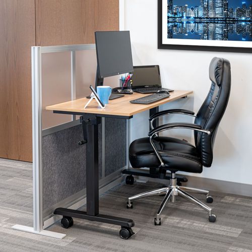 Aluminum room divider - MW-5348-FCG - Luxor - steel / PET / acrylic