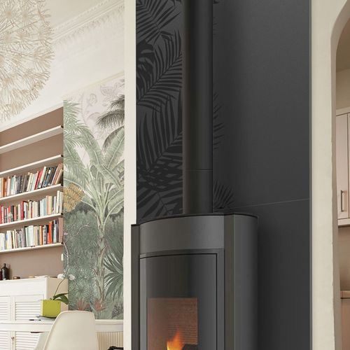 Steel heat shield - PALMA - dixneuf - protective / stove