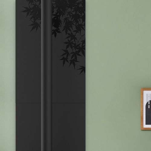 Wall-mounted heat shield - ERABLE - dixneuf - steel / stove / protective