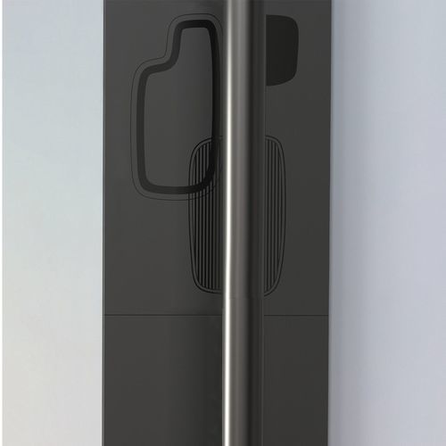 Wall-mounted heat shield - EGGO - dixneuf - steel / stove / protective