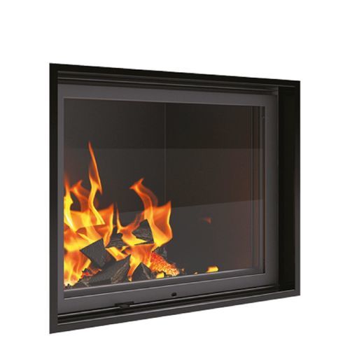 Steel fireplace surround - SOLO - dixneuf - black