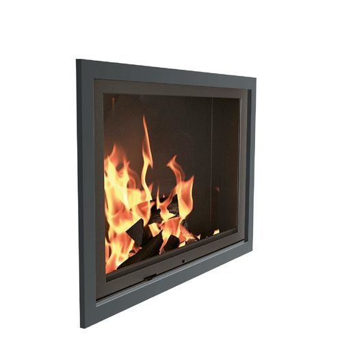 Steel fireplace surround - ELLO - dixneuf - not specified / black