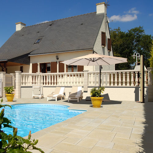 Concrete paving slab - DORDOGNE   - SAS PREFABRICADOS DE HORMIGON SA - outdoor / garden / patio