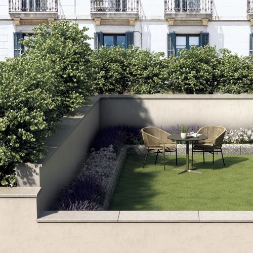 Garden enclosure wall coping - WUPM350 Series  - SAS PREFABRICADOS DE HORMIGON SA - concrete / double-slope
