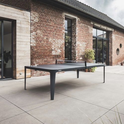 Indoor ping pong table - Hyphen - Black - Cornilleau - outdoor / contemporary / home