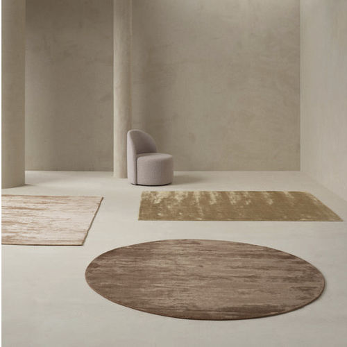 Contemporary rug - LUCENS - LINIE DESIGN A/S - plain / viscose / rectangular