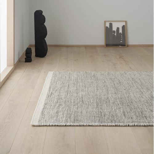 Contemporary rug - ASKO - LINIE DESIGN A/S - plain / wool / cotton