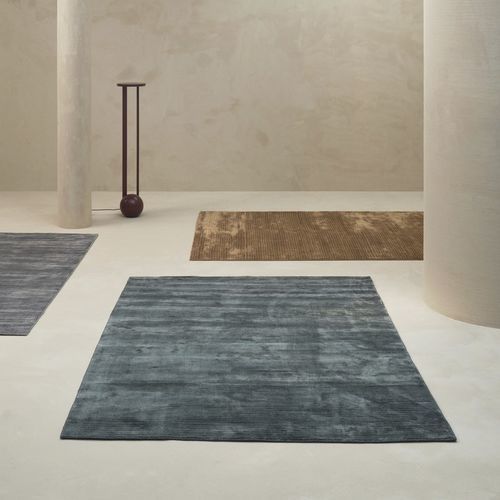 Contemporary rug - COVER - LINIE DESIGN A/S - striped / plain / viscose