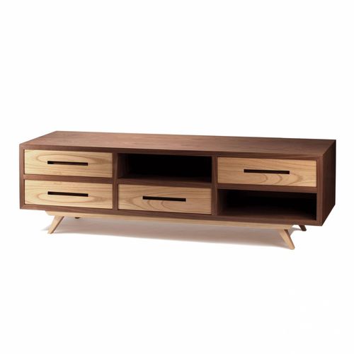 Contemporary television cabinet - SPACE - Mambo Unlimited Ideas - lacquered MDF / plywood / not specified