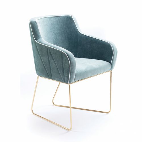 Contemporary chair - CROIX - Mambo Unlimited Ideas - indoor / fabric / leather