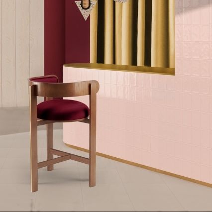 Contemporary bar chair - MOULIN - Mambo Unlimited Ideas - indoor / fabric / wooden base