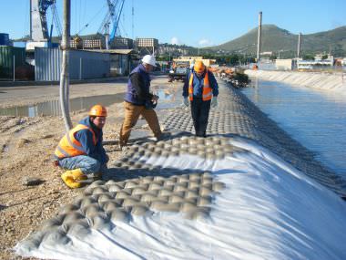 Reinforcement geocomposite - FLEXITEX - Geosintex - protection / for erosion control / polyester