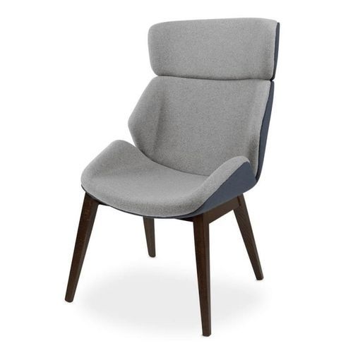 High-back armchair - WALSH - burgessfurniture - contemporary / fabric / wooden